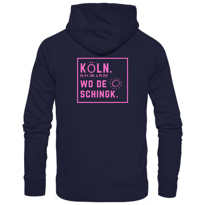 Wo de Sonn schingk - Köln Druck Rücken - Basic Unisex Hoodie