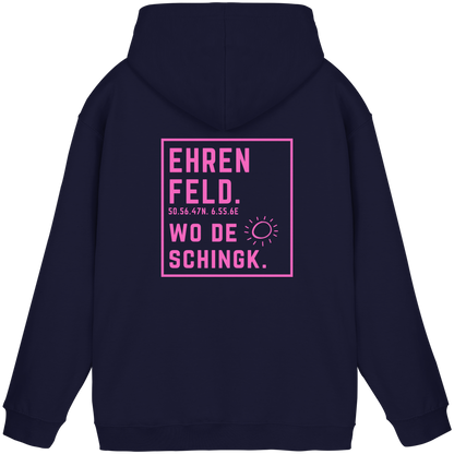 Wo de Sonn schingk - Ehrenfeld Druck Rücken  - Basic Unisex Hoodie