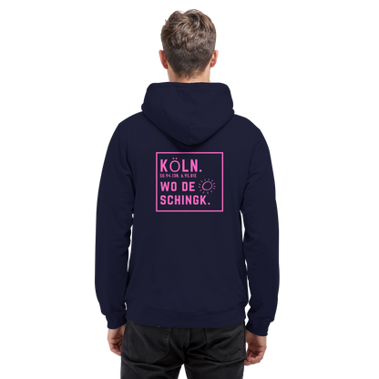 Wo de Sonn schingk - Köln Druck Rücken - Basic Unisex Hoodie