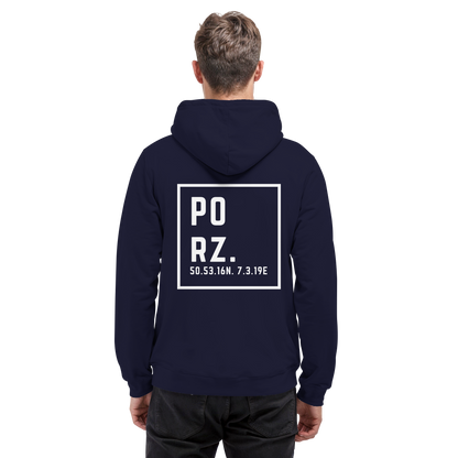 Porz Koordinaten (großer Druck Rücken) - Basic Unisex Hoodie