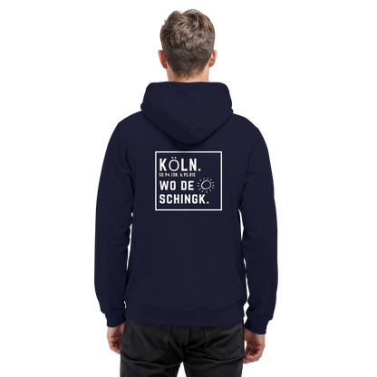 Wo de Sonn schingk - Köln Druck Rücken  - Basic Unisex Hoodie