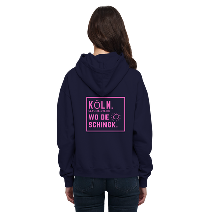 Wo de Sonn schingk - Köln Druck Rücken - Basic Unisex Hoodie
