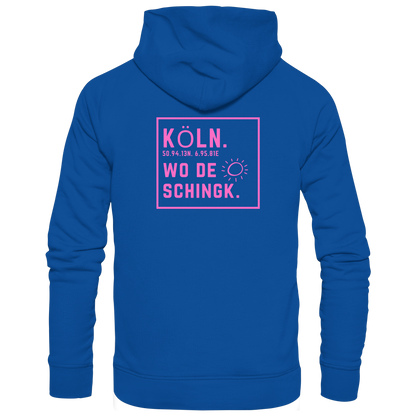 Wo de Sonn schingk - Köln Druck Rücken - Basic Unisex Hoodie