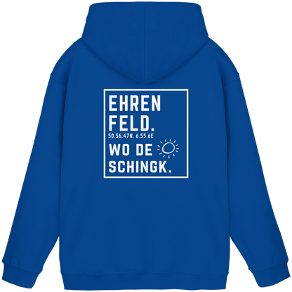 Wo de Sonn schingk - Ehrenfeld Druck Rücken  - Basic Unisex Hoodie