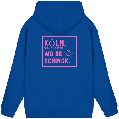 Wo de Sonn schingk - Köln Druck Rücken - Basic Unisex Hoodie