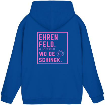Wo de Sonn schingk - Ehrenfeld Druck Rücken  - Basic Unisex Hoodie
