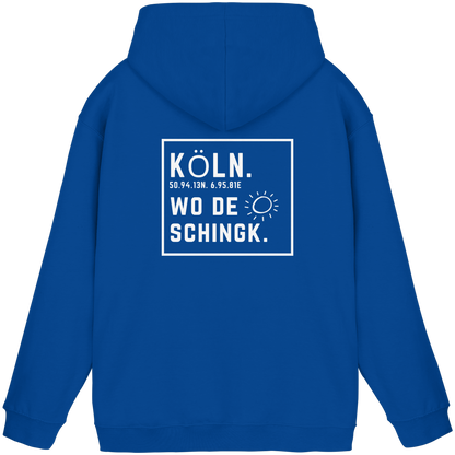 Wo de Sonn schingk - Köln Druck Rücken  - Basic Unisex Hoodie