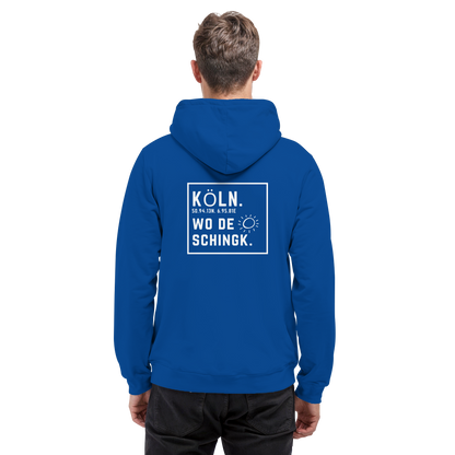 Wo de Sonn schingk - Köln Druck Rücken  - Basic Unisex Hoodie