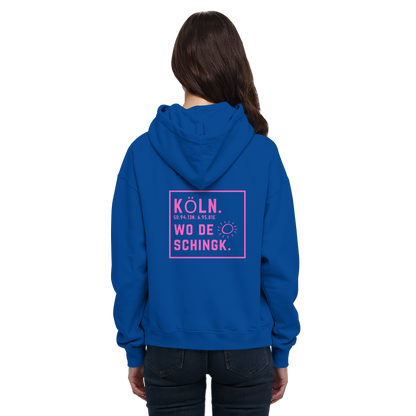 Wo de Sonn schingk - Köln Druck Rücken - Basic Unisex Hoodie