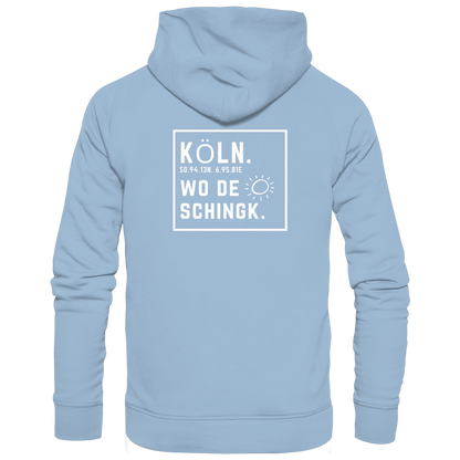 Wo de Sonn schingk - Köln Druck Rücken  - Basic Unisex Hoodie