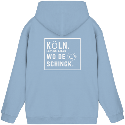 Wo de Sonn schingk - Köln Druck Rücken  - Basic Unisex Hoodie