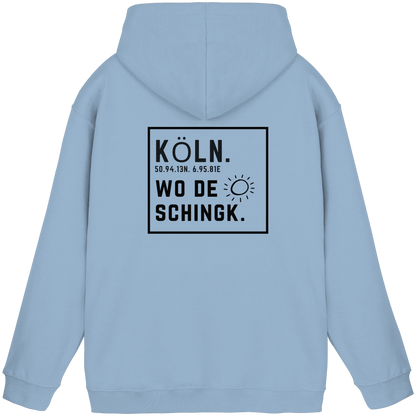 Wo de Sonn schingk - Köln Druck Rücken  - Basic Unisex Hoodie