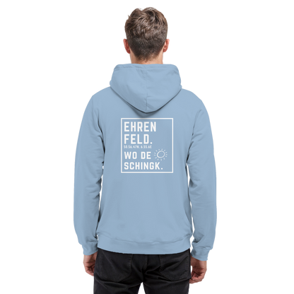 Wo de Sonn schingk - Ehrenfeld Druck Rücken  - Basic Unisex Hoodie