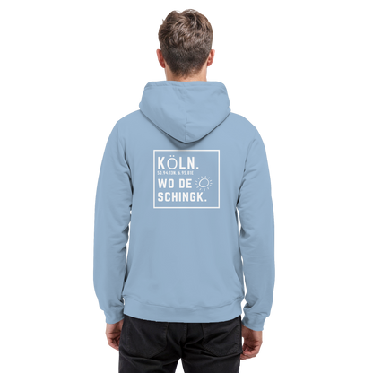 Wo de Sonn schingk - Köln Druck Rücken  - Basic Unisex Hoodie