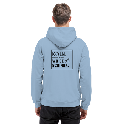 Wo de Sonn schingk - Köln Druck Rücken  - Basic Unisex Hoodie