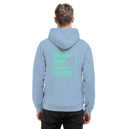 Wo de Sonn schingk - Bickendorf Druck Rücken - Basic Unisex Hoodie