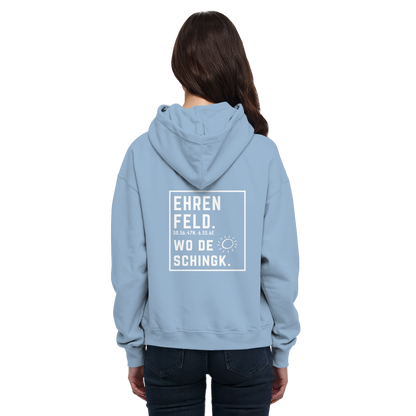 Wo de Sonn schingk - Ehrenfeld Druck Rücken  - Basic Unisex Hoodie