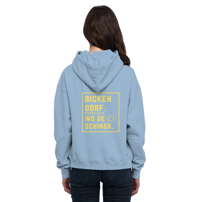 Wo de Sonn schingk - Bickendorf Druck Rücken - Basic Unisex Hoodie