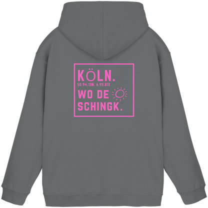 Wo de Sonn schingk - Köln Druck Rücken - Basic Unisex Hoodie