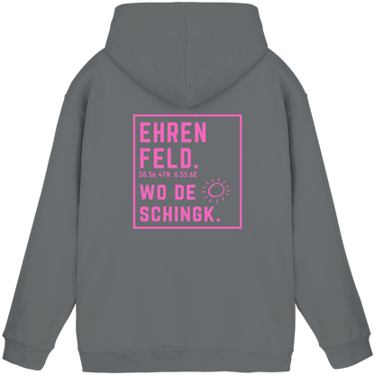 Wo de Sonn schingk - Ehrenfeld Druck Rücken  - Basic Unisex Hoodie