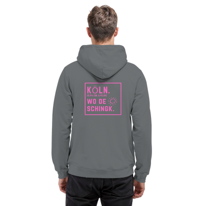Wo de Sonn schingk - Köln Druck Rücken - Basic Unisex Hoodie