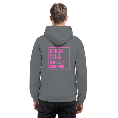 Wo de Sonn schingk - Ehrenfeld Druck Rücken  - Basic Unisex Hoodie