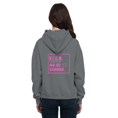 Wo de Sonn schingk - Köln Druck Rücken - Basic Unisex Hoodie