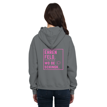 Wo de Sonn schingk - Ehrenfeld Druck Rücken  - Basic Unisex Hoodie