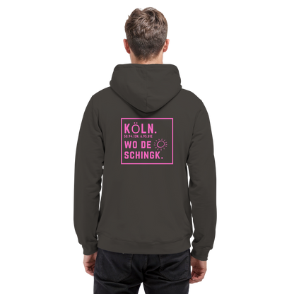 Wo de Sonn schingk - Köln Druck Rücken - Basic Unisex Hoodie