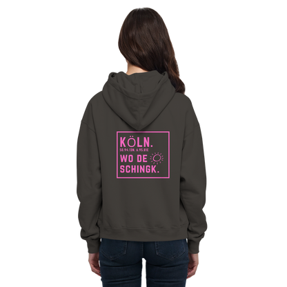 Wo de Sonn schingk - Köln Druck Rücken - Basic Unisex Hoodie