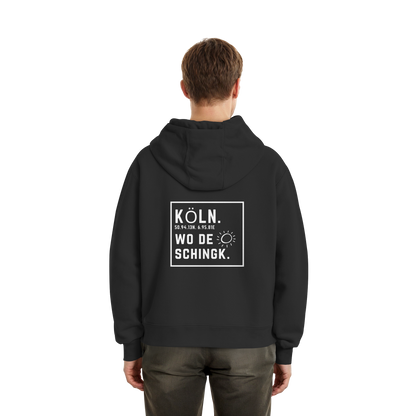 Wo de Sonn schingk - Köln Druck Rücken  - Fluffy Boxcut Zipper