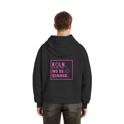 Wo de Sonn schingk - Köln Druck Rücken - Fluffy Boxcut Zipper