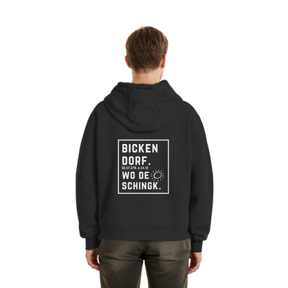 Wo de Sonn schingk - Bickendorf Druck Rücken - Fluffy Boxcut Zipper