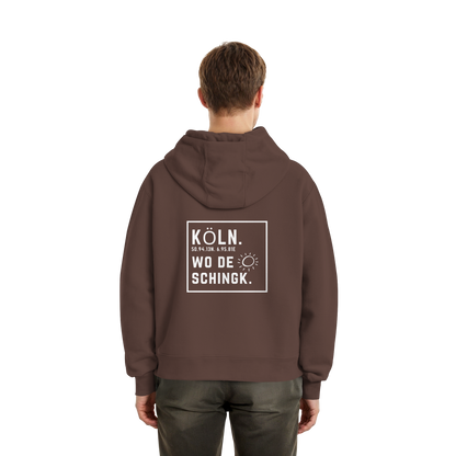 Wo de Sonn schingk - Köln Druck Rücken  - Fluffy Boxcut Zipper