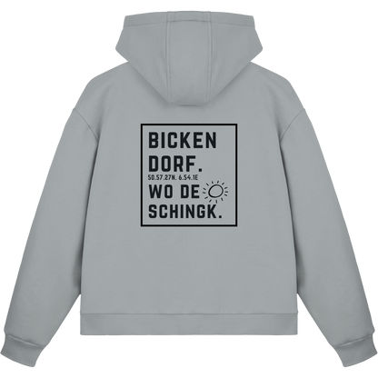 Wo de Sonn schingk - Bickendorf Druck Rücken - Fluffy Boxcut Zipper