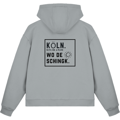 Wo de Sonn schingk - Köln Druck Rücken  - Fluffy Boxcut Zipper