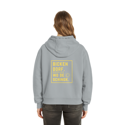 Wo de Sonn schingk - Bickendorf Druck Rücken - Fluffy Boxcut Zipper
