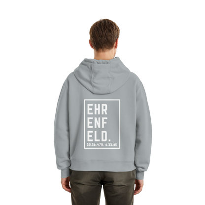 Ehrenfeld Koordinaten (großer Druck auf dem Rücken) - Fluffy Boxcut Zipper