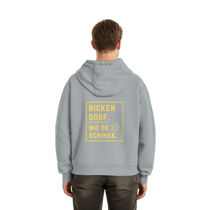 Wo de Sonn schingk - Bickendorf Druck Rücken - Fluffy Boxcut Zipper