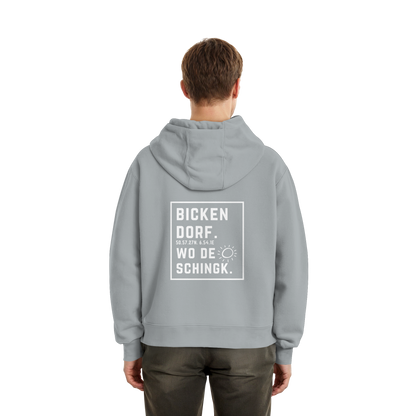 Wo de Sonn schingk - Bickendorf Druck Rücken - Fluffy Boxcut Zipper