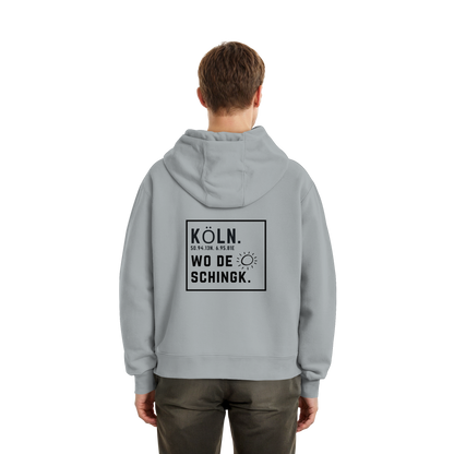 Wo de Sonn schingk - Köln Druck Rücken  - Fluffy Boxcut Zipper