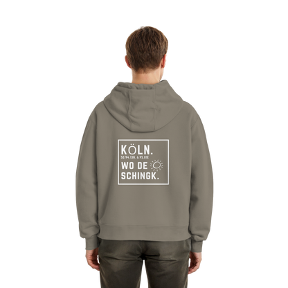 Wo de Sonn schingk - Köln Druck Rücken  - Fluffy Boxcut Zipper