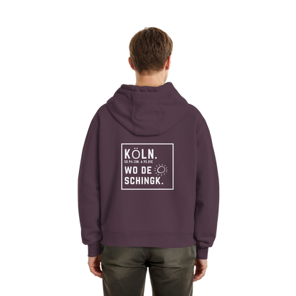 Wo de Sonn schingk - Köln Druck Rücken  - Fluffy Boxcut Zipper