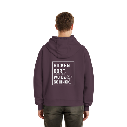 Wo de Sonn schingk - Bickendorf Druck Rücken - Fluffy Boxcut Zipper