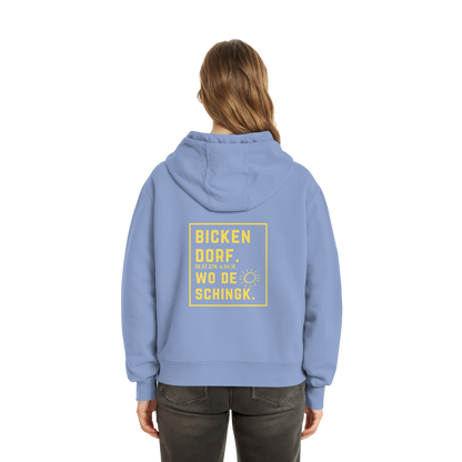 Wo de Sonn schingk - Bickendorf Druck Rücken - Fluffy Boxcut Zipper
