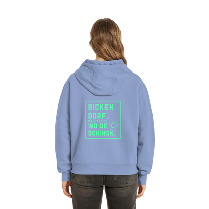 Wo de Sonn schingk - Bickendorf Druck Rücken - Fluffy Boxcut Zipper