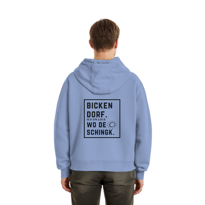 Wo de Sonn schingk - Bickendorf Druck Rücken - Fluffy Boxcut Zipper