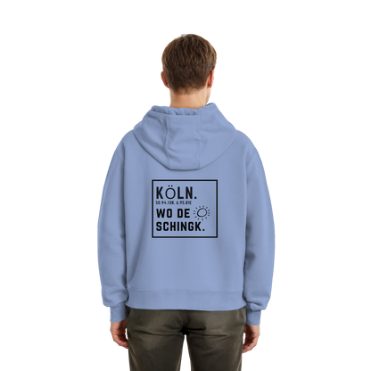 Wo de Sonn schingk - Köln Druck Rücken  - Fluffy Boxcut Zipper