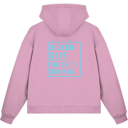 Wo de Sonn schingk - Bickendorf Druck Rücken - Fluffy Boxcut Zipper