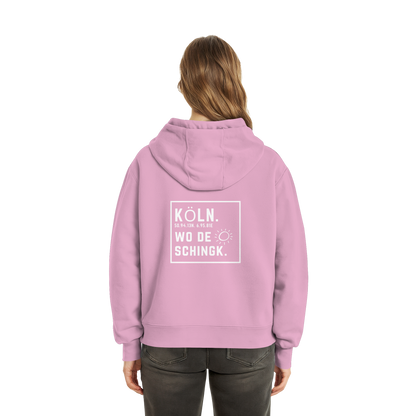 Wo de Sonn schingk - Köln Druck Rücken  - Fluffy Boxcut Zipper